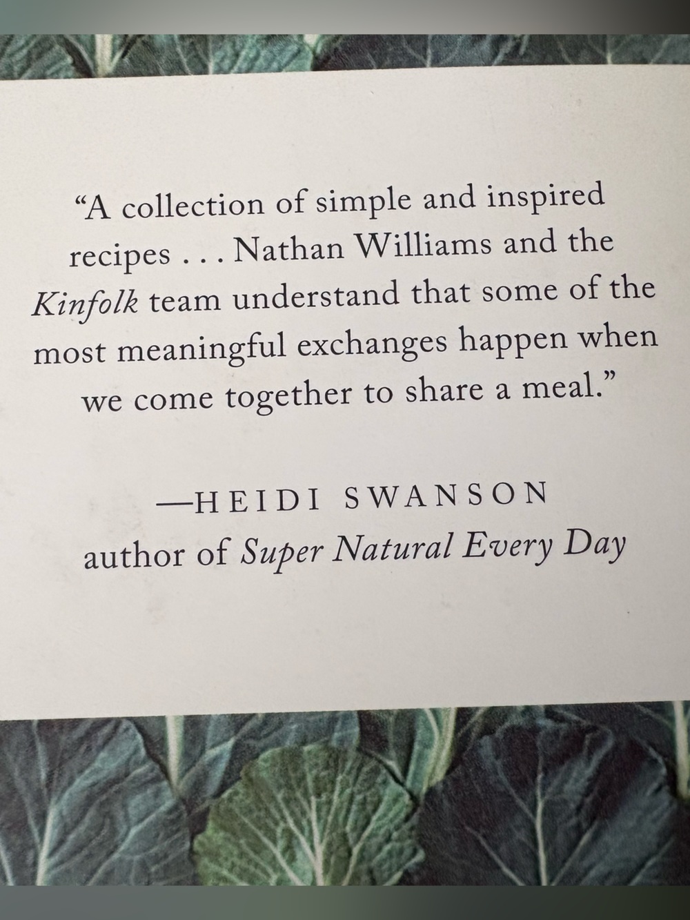 Kinfolk Table Cookbook Recipes for Small Gatherings Nathan Williams - Picture 6 of 13